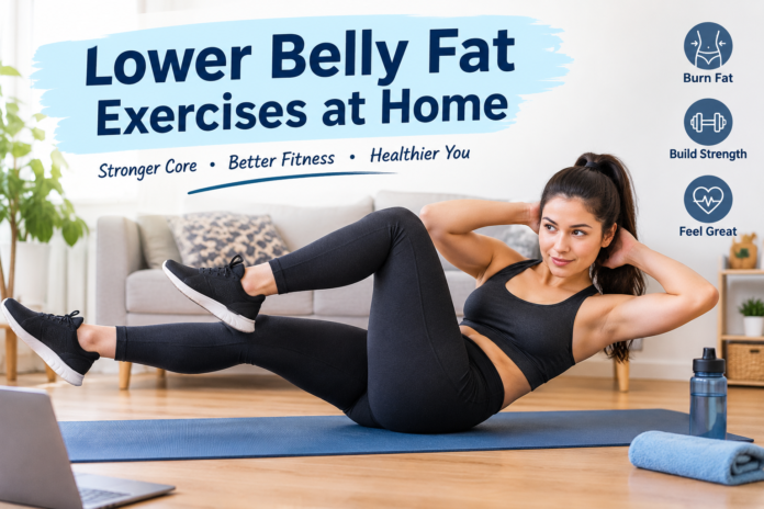 Lower Belly Fat Exercises at Home