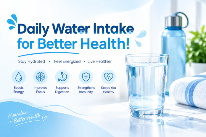 Daily Water Intake for Better Health