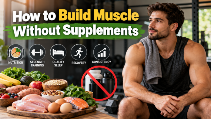 How to Build Muscle Without Supplements