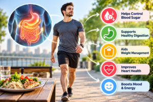 Walking After Meals Benefits for Blood Sugar Control and Healthy Digestion